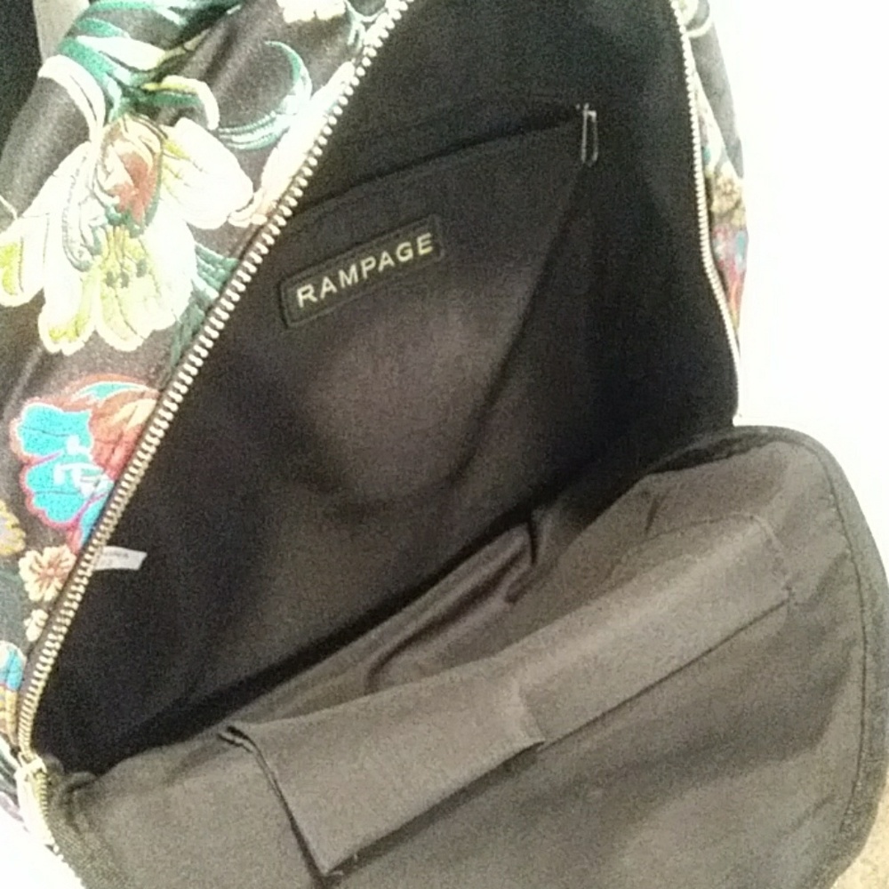 Multi Colored Flower Print Backpack - image 4